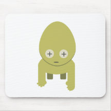 zombie green zombie walking dead mousepad