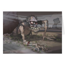 Zombie Greeting Card