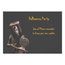 Zombie Guard - Halloween Party Invitation