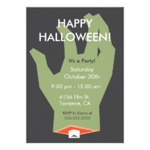 Zombie Halloween Party Invitation