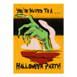 Zombie Halloween Party Invitation