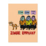 Zombie Halloween Postcards