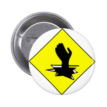 Zombie Hand Pinback Button