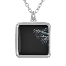 Zombie hands custom necklace