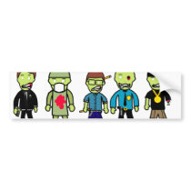ZOMBIE HORDE BUMPER STICKER