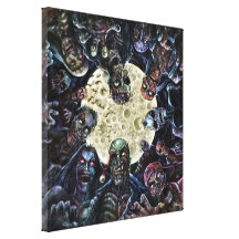 Zombie Horde (Zombies Attack) Stretched Canvas Prints