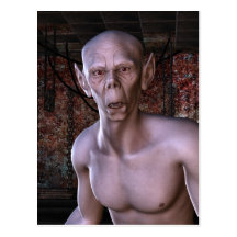 Zombie Horror Postcard