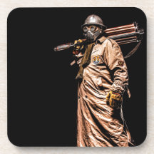 Zombie Hunter Drink Coasters