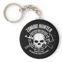 Zombie Hunter Keychain