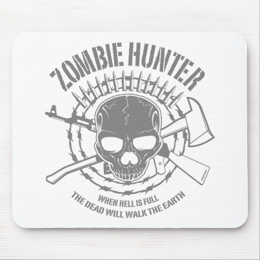 Zombie Hunter Mousepad