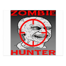 Zombie Hunter Post Card