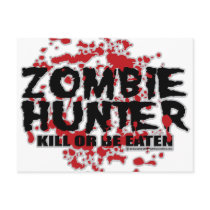 Zombie Hunter Post Cards