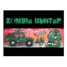 Zombie Hunter Postcard