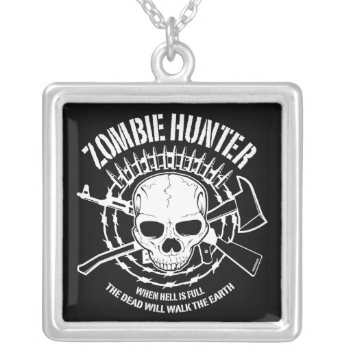 zombie hunter undead living dead jewelry