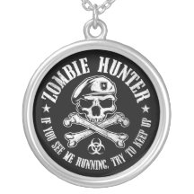 zombie hunter undead living dead jewelry
