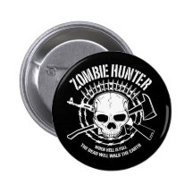zombie hunter undead living dead pins