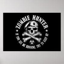 zombie hunter undead living dead poster