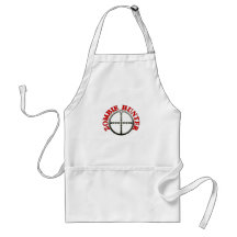 Zombie Hunter with Crosshairs Aprons