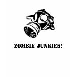 Zombie Junkies! Gasmask Tank t-shirts