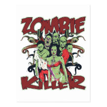 Zombie Killer Post Cards