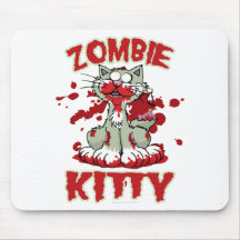 Zombie Kitty Mouse Pads