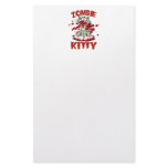 Zombie Kitty Stationery Paper