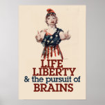 Zombie Liberty Print