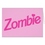 zombie love - i love zombies greeting card
