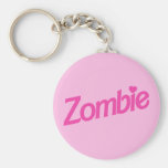 zombie love - i love zombies keychain
