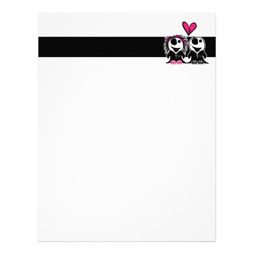ZOMBIE LOVE LETTERHEAD DESIGN