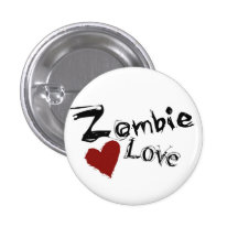 Zombie Love Mini Buttons