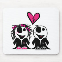 ZOMBIE LOVE MOUSE MAT
