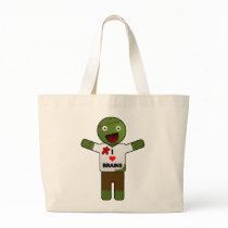 Zombie Loves You For Your Brains! Canvas Bag