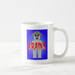 Zombie Minifig 'Brains' Coffee Mugs