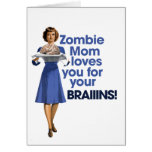 Zombie Mom Greeting Cards