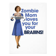 Zombie Mom Invitation