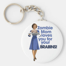 Zombie Mom Keychains