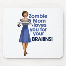Zombie Mom Mousepad
