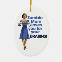 Zombie Mom Ornament