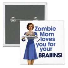 Zombie Mom Pins