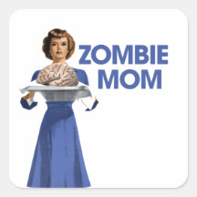 Zombie Mom Stickers
