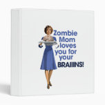 Zombie Mom Vinyl Binders