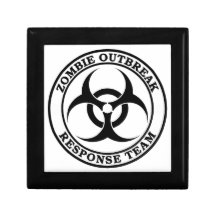 Zombie Outbreak Response Team (Biohazard) Keepsake Box