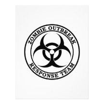 Zombie Outbreak Response Team (Biohazard) Customized Letterhead