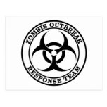 Zombie Outbreak Response Team (Biohazard) Postcards