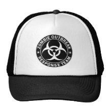 zombie outbreak response team undead walking dead trucker hat