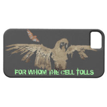 Zombie Parrot "For Whom Cell Tolls" iPhone 5 Case