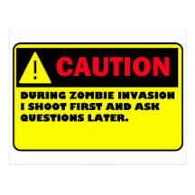 ZOMBIE POST CARDS