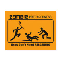 Zombie Preparedness Axes Reload Design