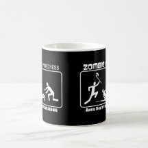 Zombie Preparedness Axes Reloading WHITE Design Mug